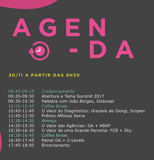 Agenda GA Summit 2017