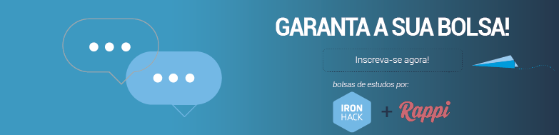 Garanta a sua vaga!